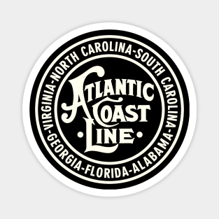 Atlantic Coast Line Railroad_WHT Magnet